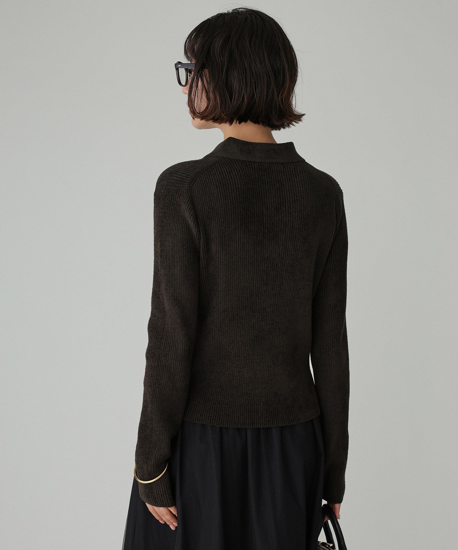 BABYLONE「ベロアポロニット」|ニット・セーター|