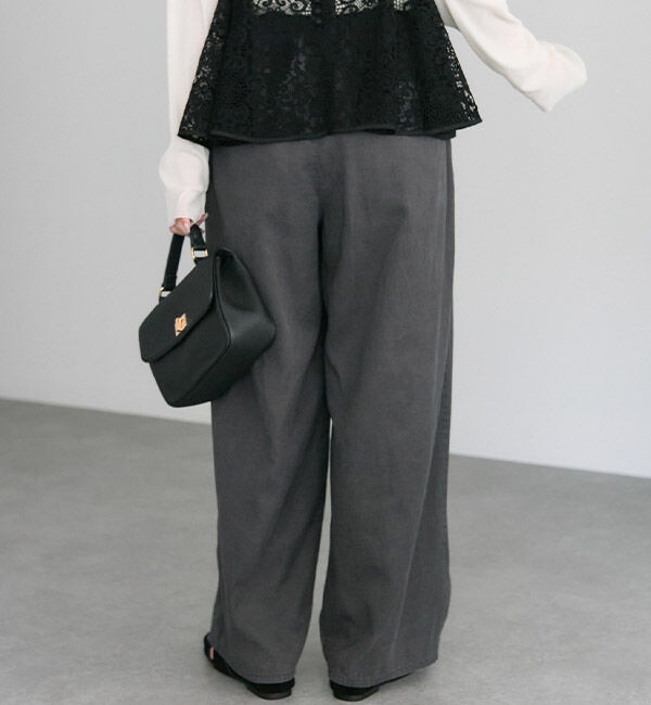  「テンセルコットンツータックパンツ」|その他|