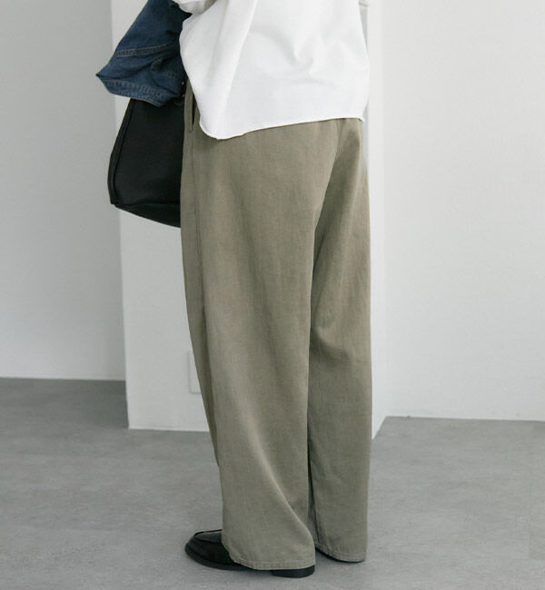  「テンセルコットンツータックパンツ」|その他|