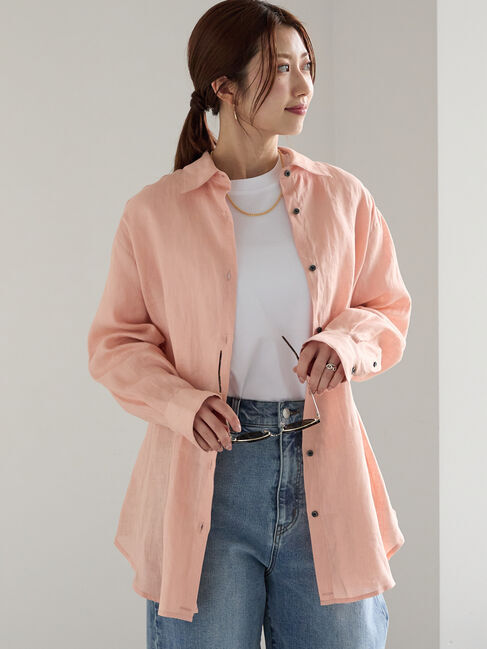 Te chichi「フレンチリネンシャツ」|シャツ・ブラウス|