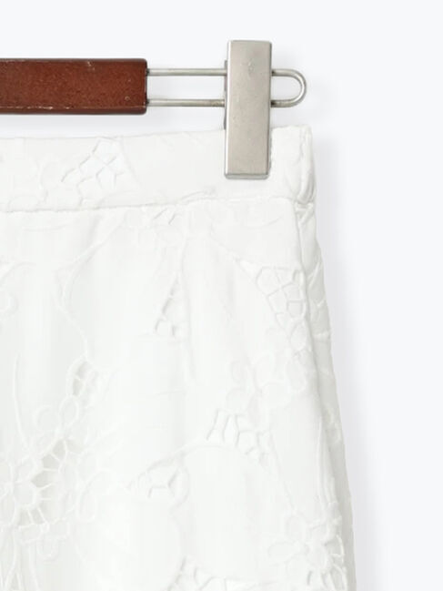 Te chichi「【Atelier ChouChou】オーバーレースロングフレアスカート」|スカート|