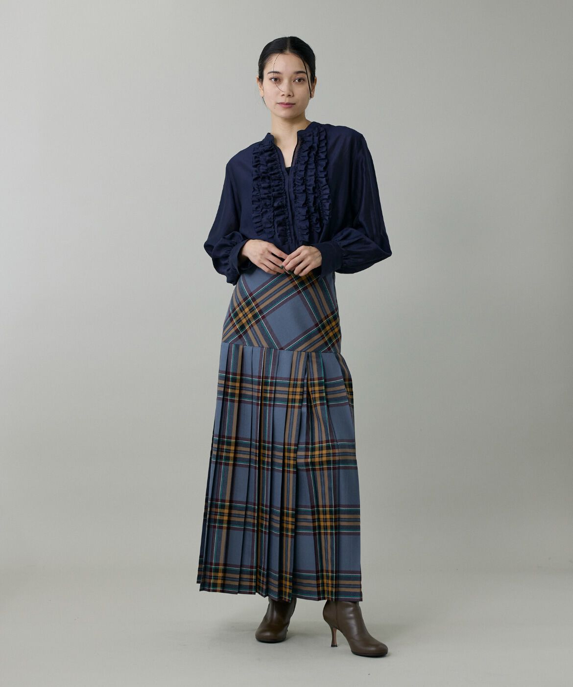 INED「ヨーク切り替えスカート《O'neil of Dublin》」|スカート|