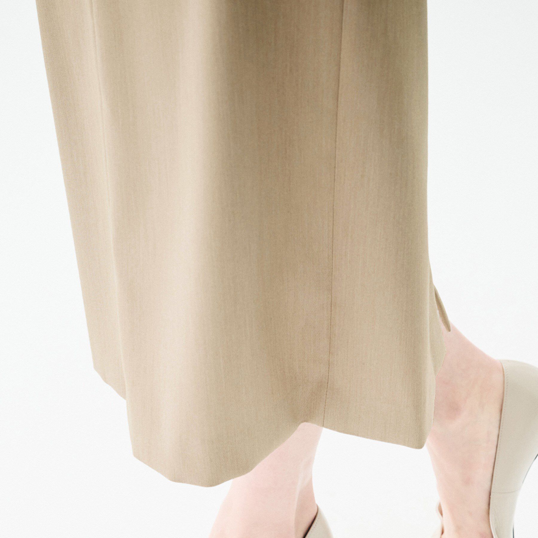 UNTITLED「【ストレッチ性/洗える】アウトポケット ナロースカート」|スカート|