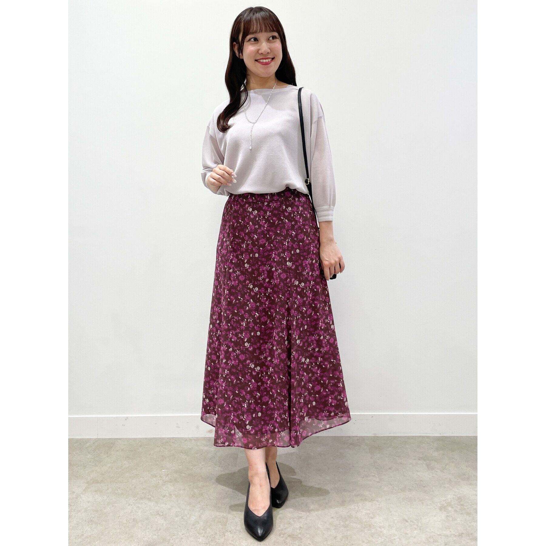 Reflect「【WEB限定カラーあり／マシンウォッシュ／セットアップ可能】フラワープリントスカート」|スカート|