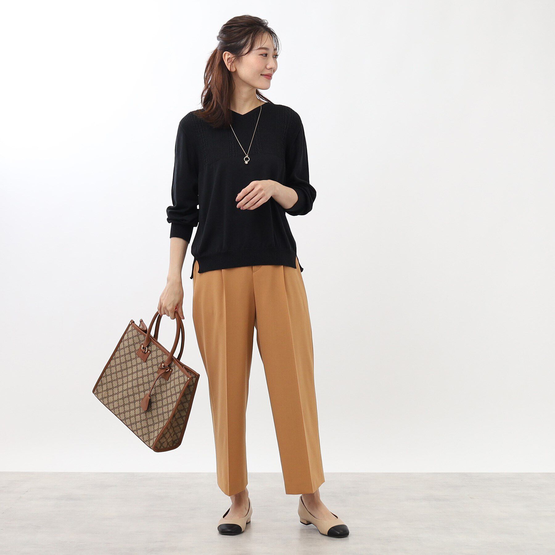 Reflect「【WEB限定カラーあり／洗える】薄手ホールガーメント（R）ニット」|ニット・セーター|