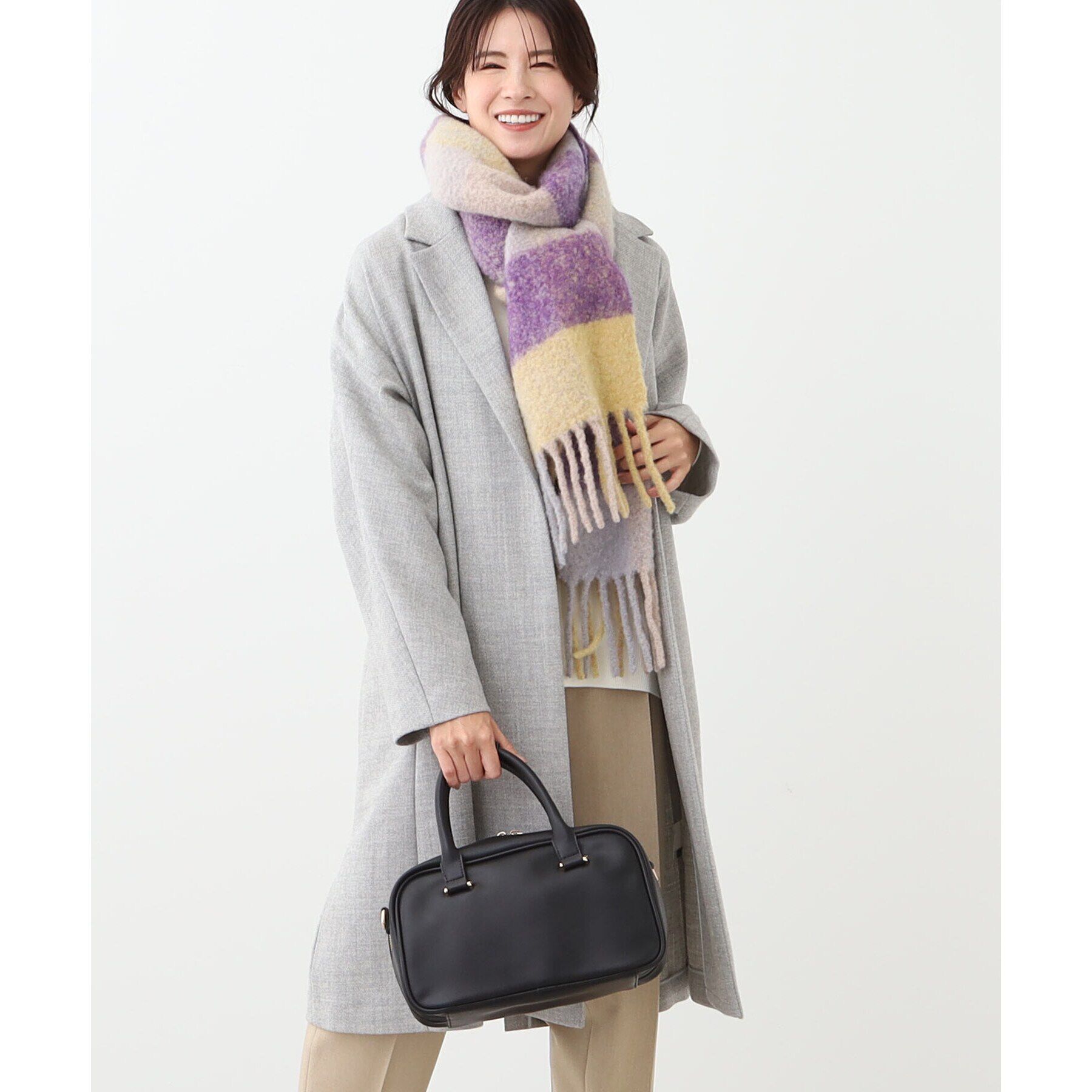 Reflect「【共布サッシュベルト付き】クラシカルロングコート」|チェスターコート|