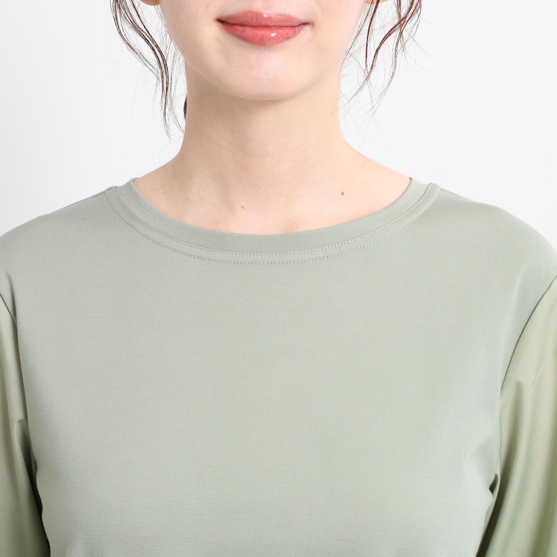 Reflect「【夏SALE／E‐QUALITY／手洗い可】レーススリーブブラウス」|Tシャツ・カットソー|