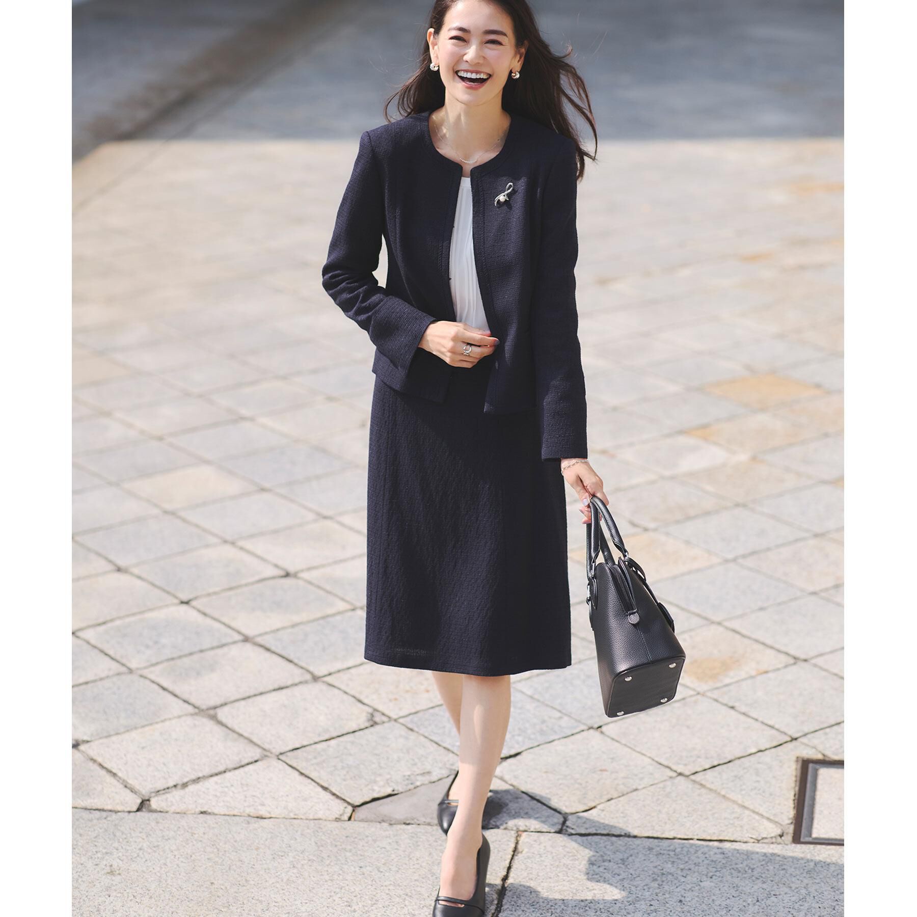 Reflect「【フォーマル／入卒／セットアップ可】ツイードスカート」|スカート|