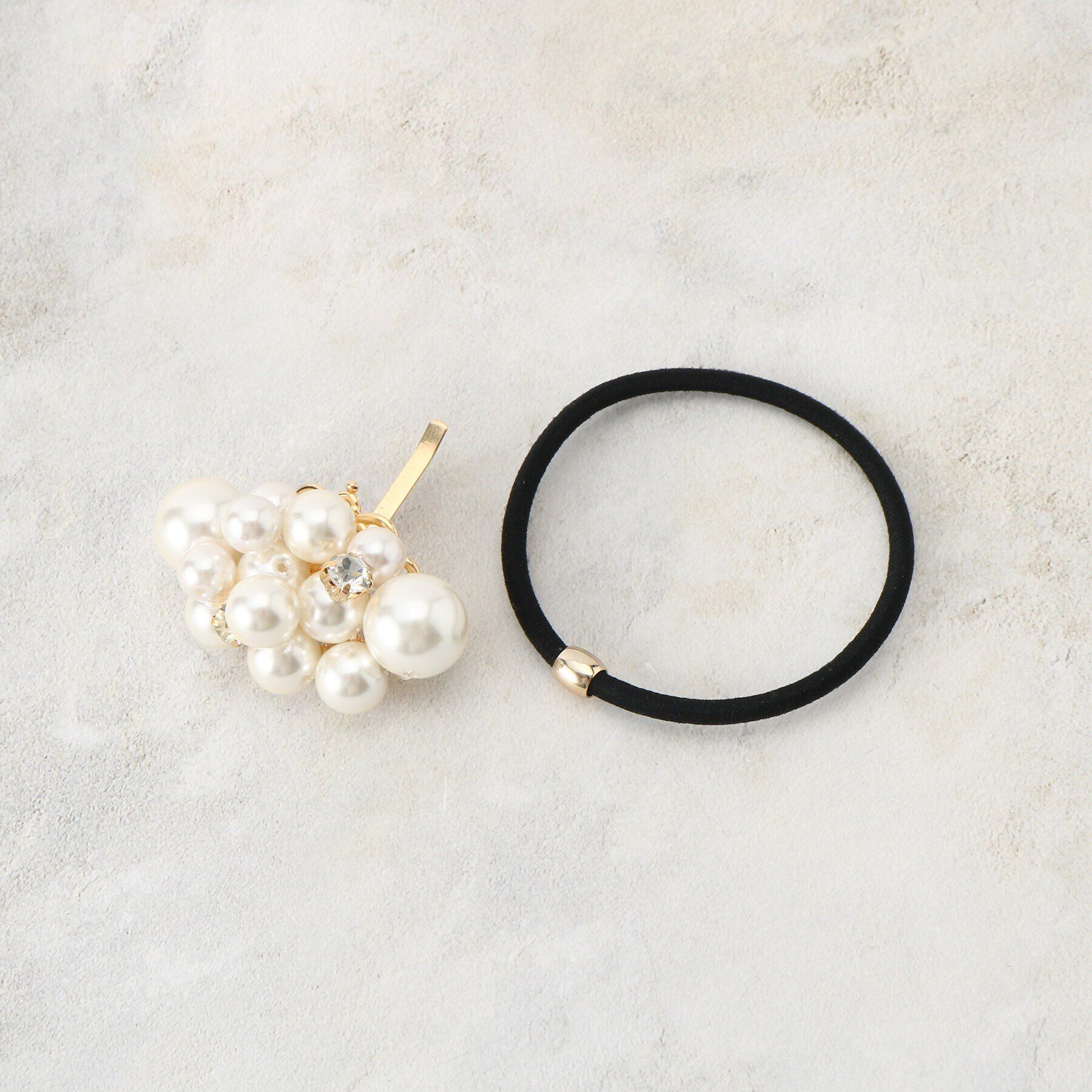 grove「パール調ビジューヘアカフゴムセット【入卒対応可】」|その他|