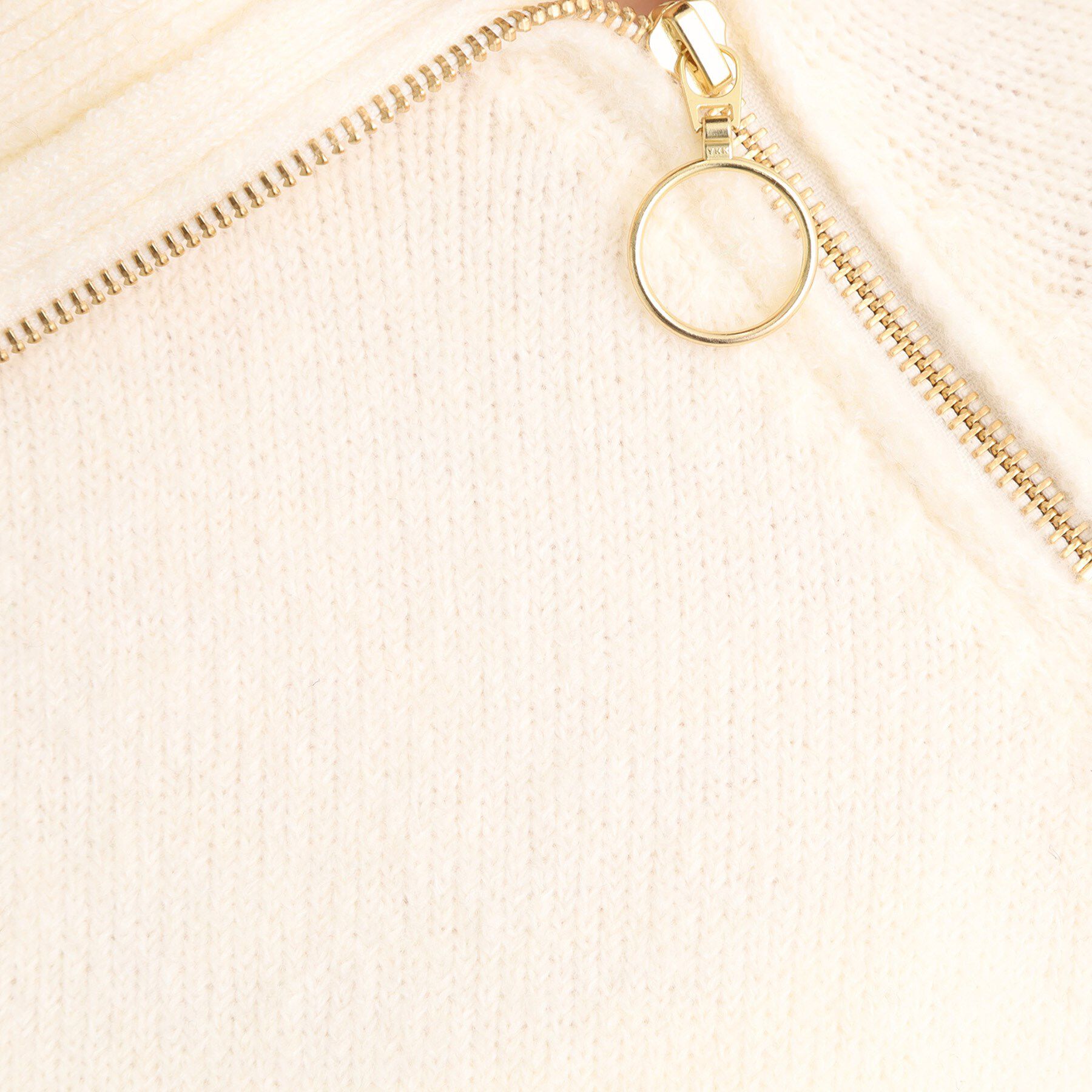 grove「サイドジップカラーニットプルオーバー」|ニット・セーター|