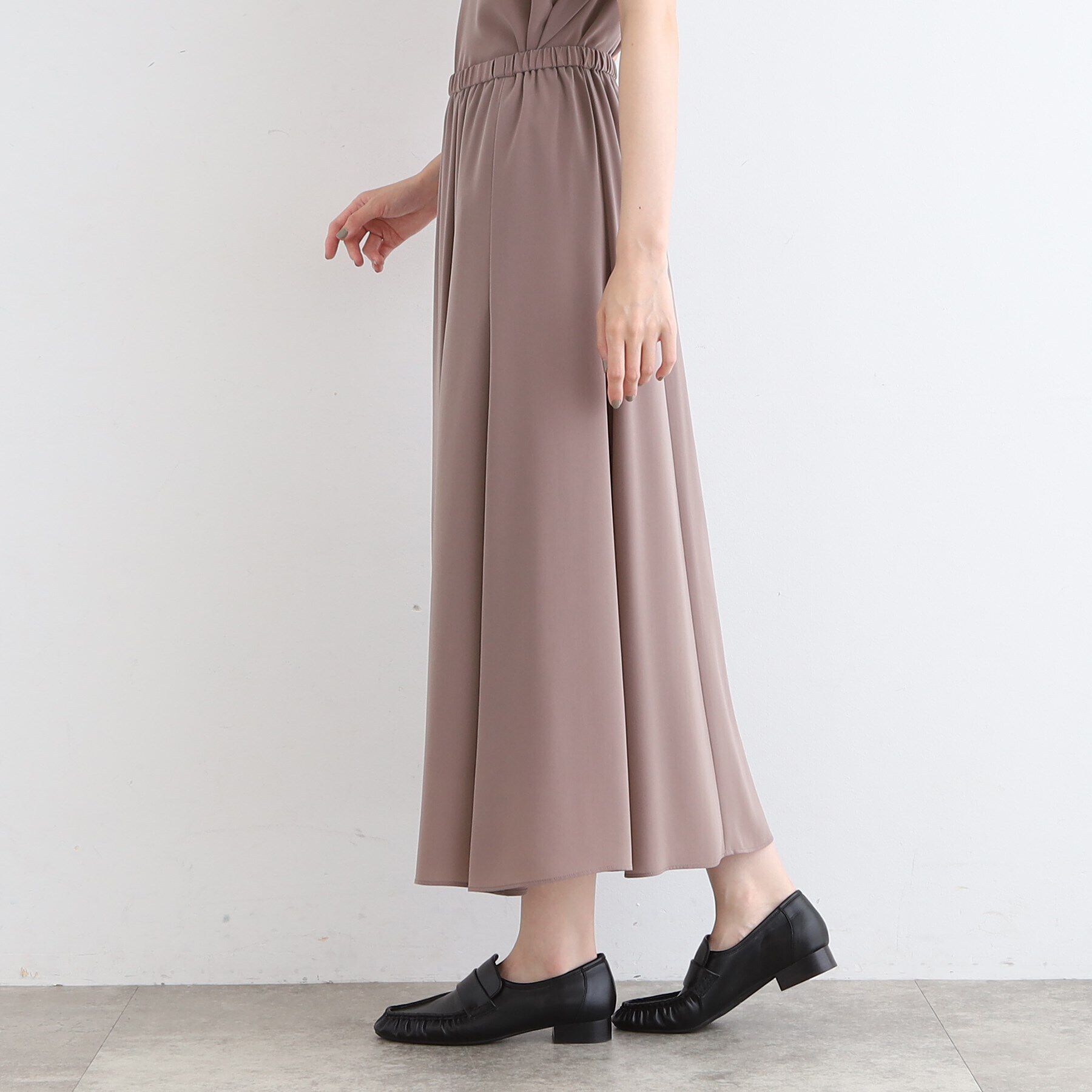 INDIVI「【洗える／SETUP可能】ニュアンスイージースカート」|スカート|