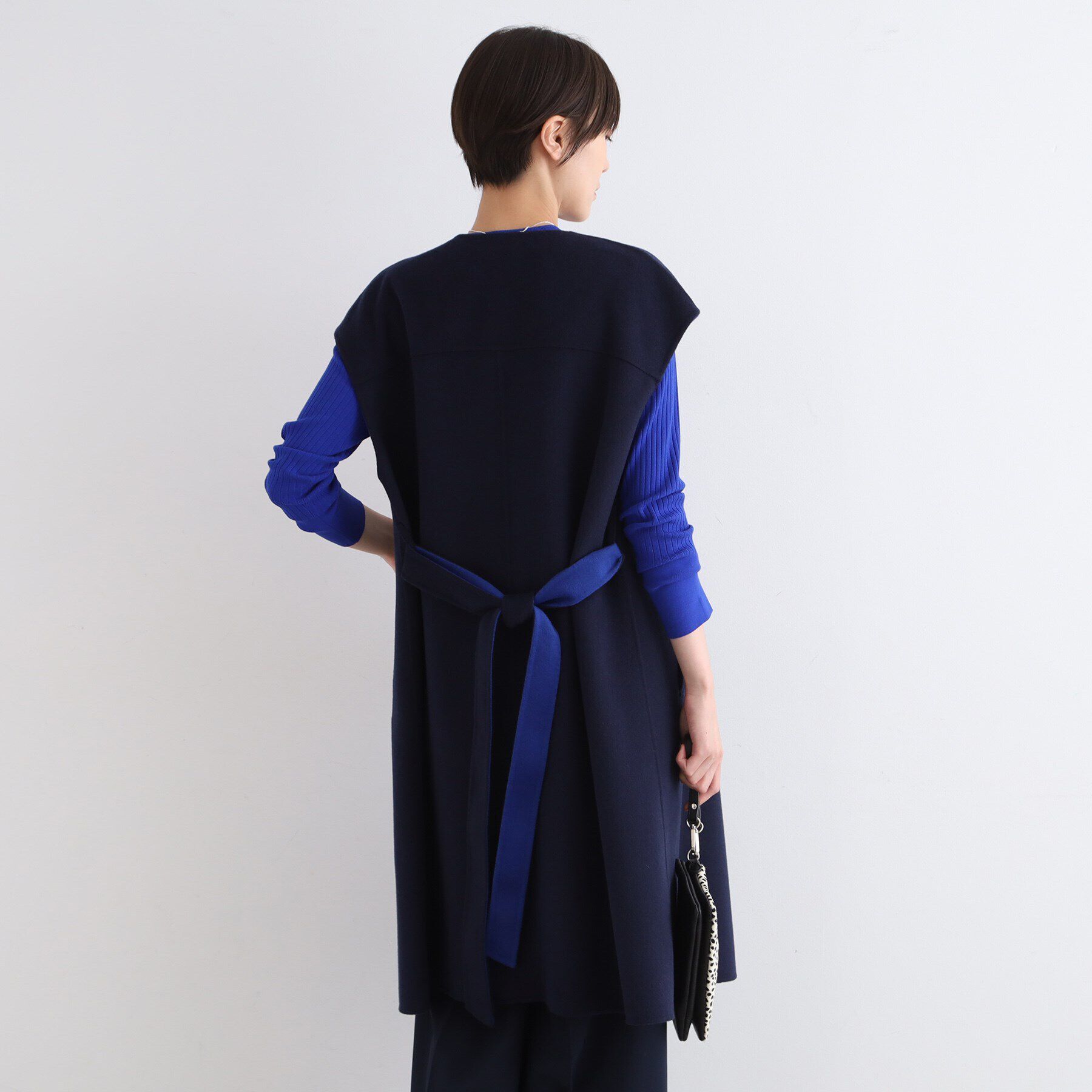 INDIVI「【ウール混／トレンド】リバージレコート」|ベスト・ジレ|