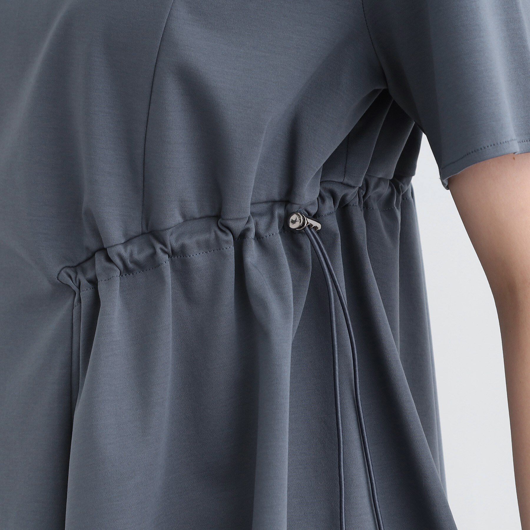 INDIVI「【洗える／トレンド】ドロストデザインTシャツ」|Tシャツ・カットソー|