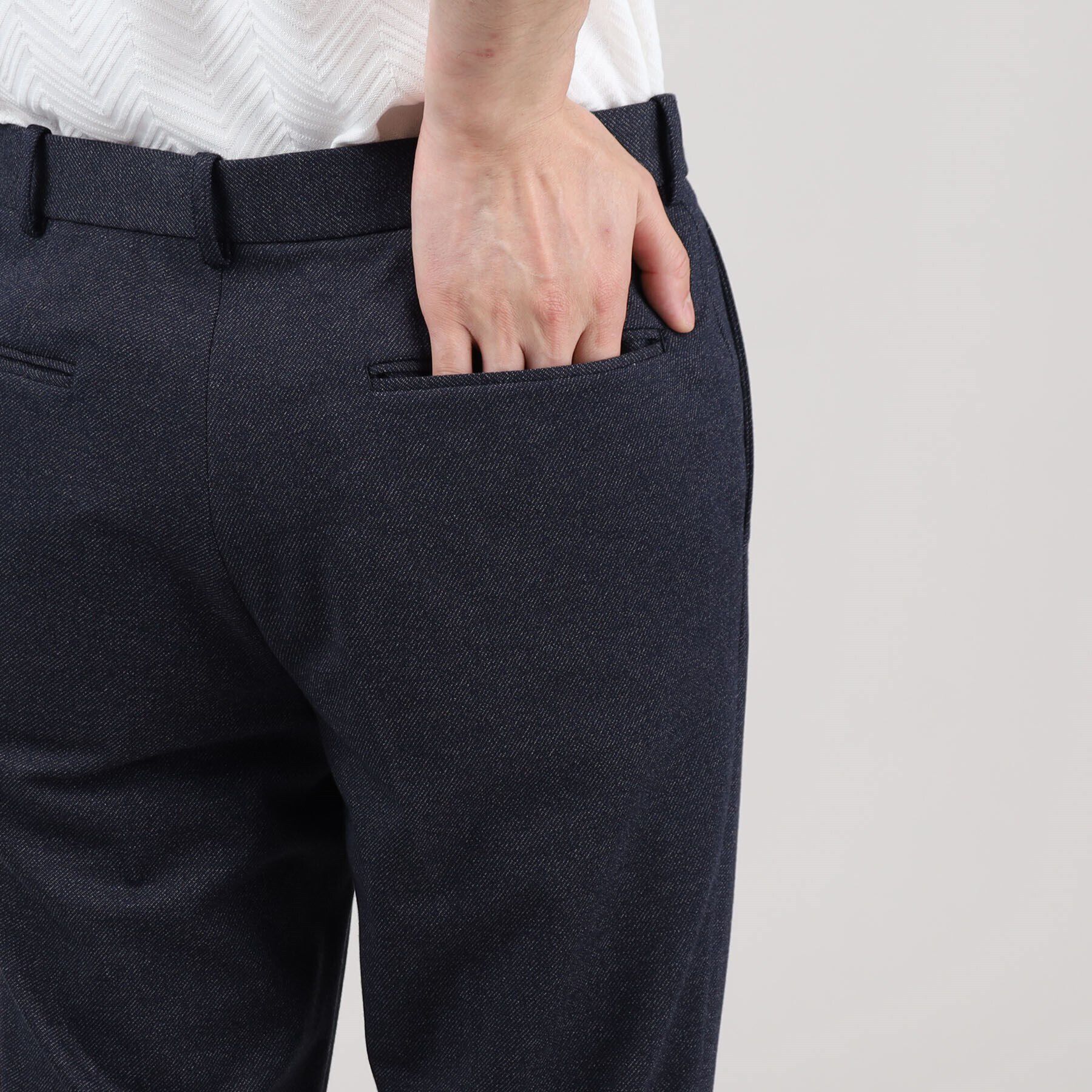 TAKEO KIKUCHI「【Sサイズ～】メランジ ストレッチ ジャージー スラックス」|その他|