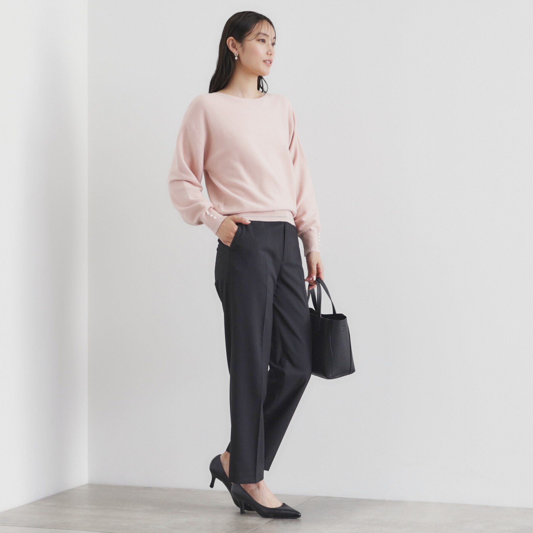 index「裏起毛ストレッチテーパードパンツ【洗濯機洗い可/吸湿発熱/イージーアイロン】」|その他|