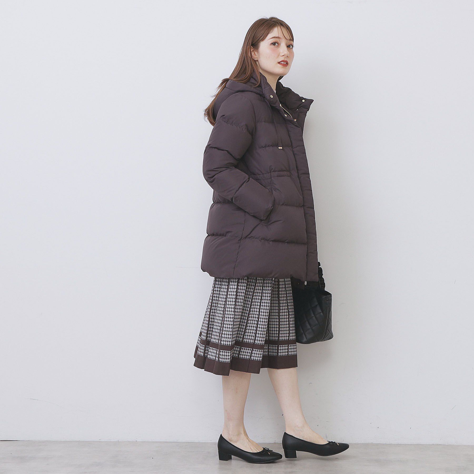 新品　23AW　index×KAWADAダウン 2way 撥水ミドルコート KAWADAダウンドロストミドルコート【撥水/洗濯機OK/2WAY/静電気防止