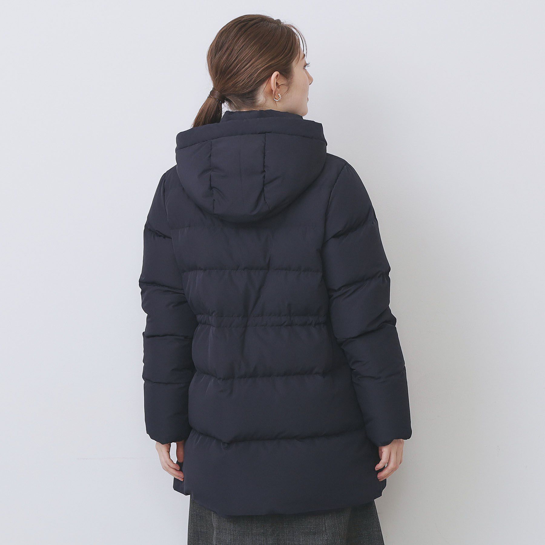 新品　23AW　index×KAWADAダウン 2way 撥水ミドルコート KAWADAダウンドロストミドルコート【撥水/洗濯機OK/2WAY/静電気防止