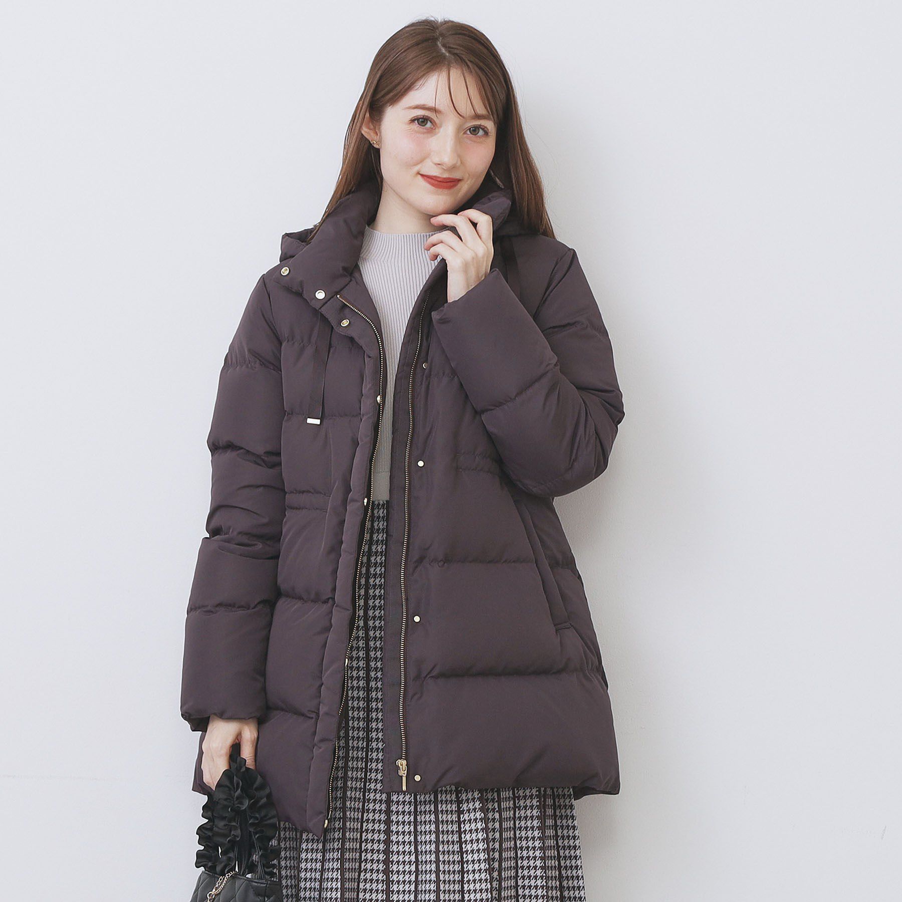 新品　23AW　index×KAWADAダウン 2way 撥水ミドルコート KAWADAダウンドロストミドルコート【撥水/洗濯機OK/2WAY/静電気防止