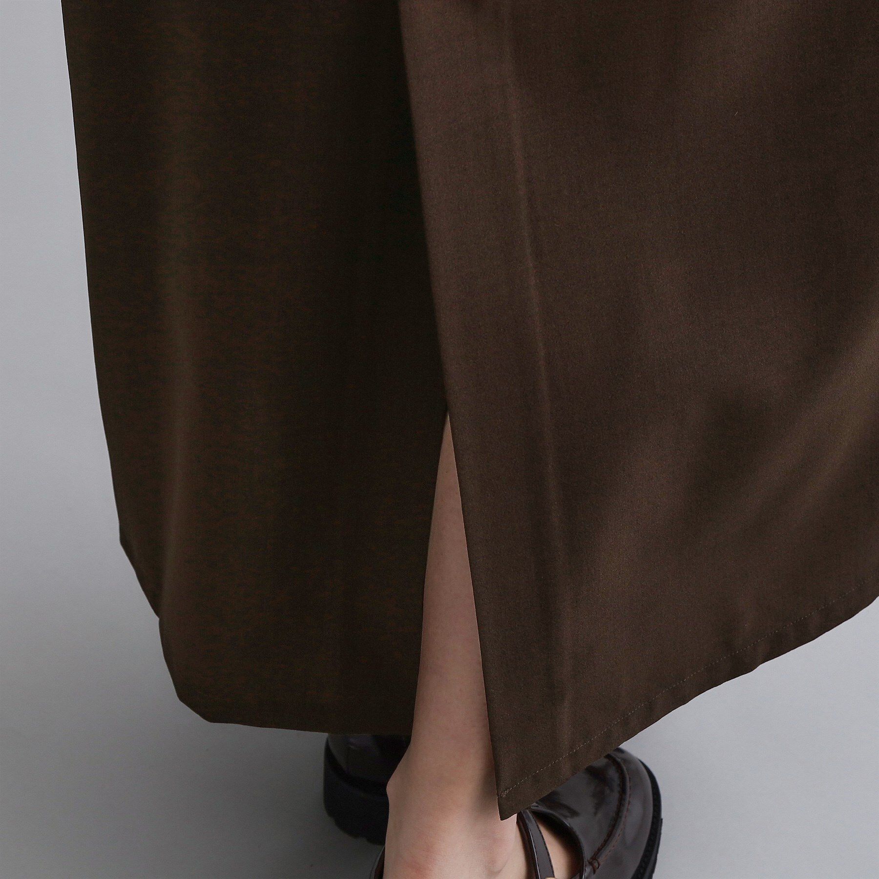 OPAQUE.CLIP「【es】ダブルポケットロングシャツワンピース【洗濯機OK】」|ワンピース|