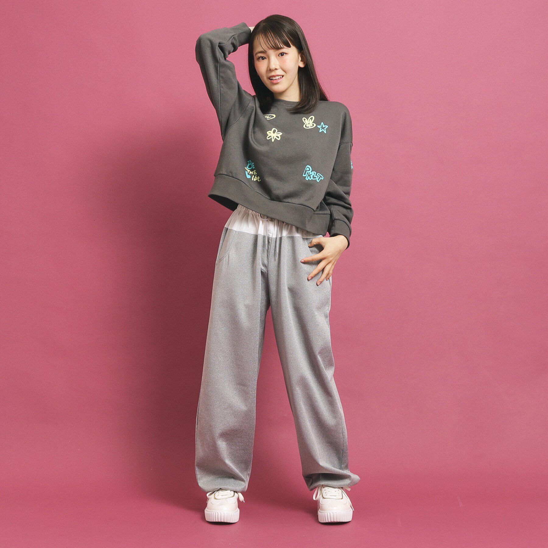 PINK-latte「ダンボール切替イージーパンツ」|その他|