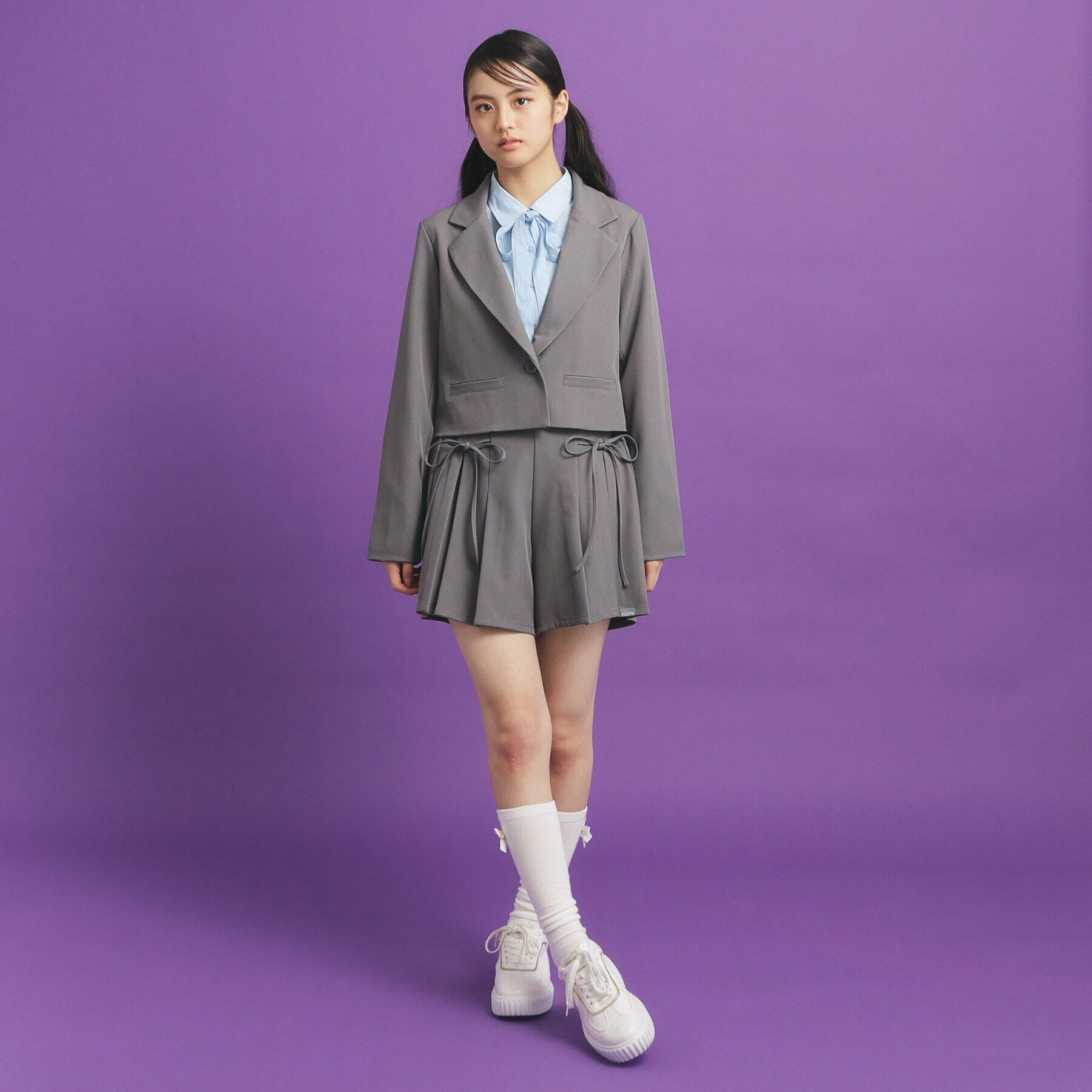 PINK-latte「リボンキュロットパンツ」|キュロット|