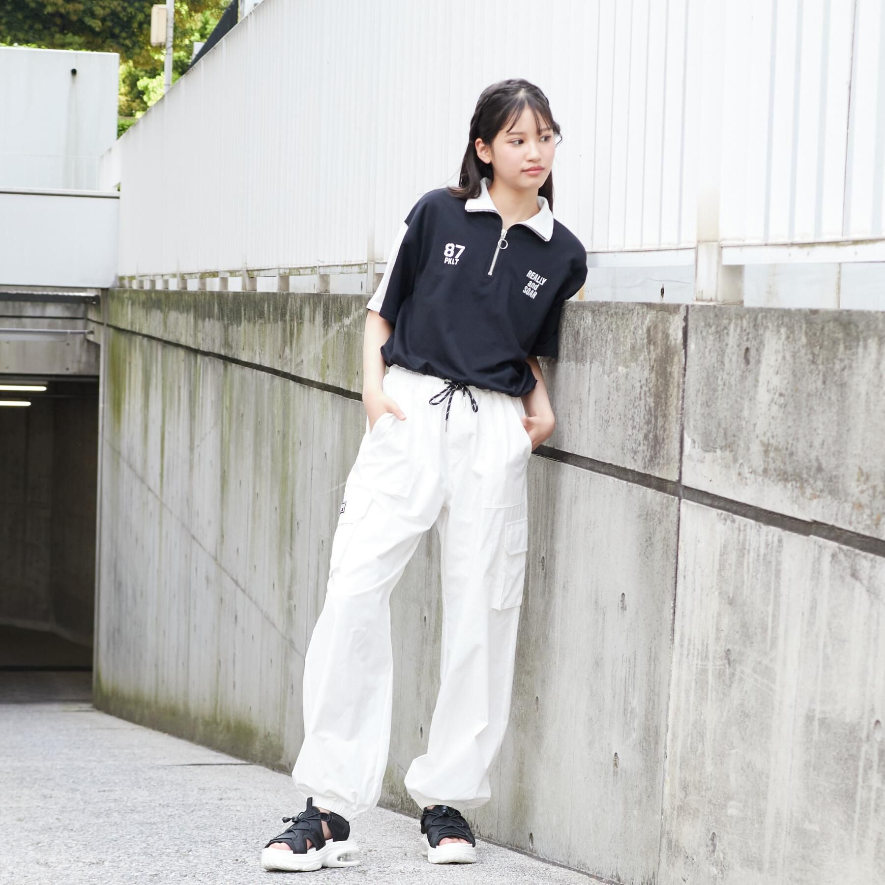 PINK-latte「シンプルカーゴパンツ」|その他|