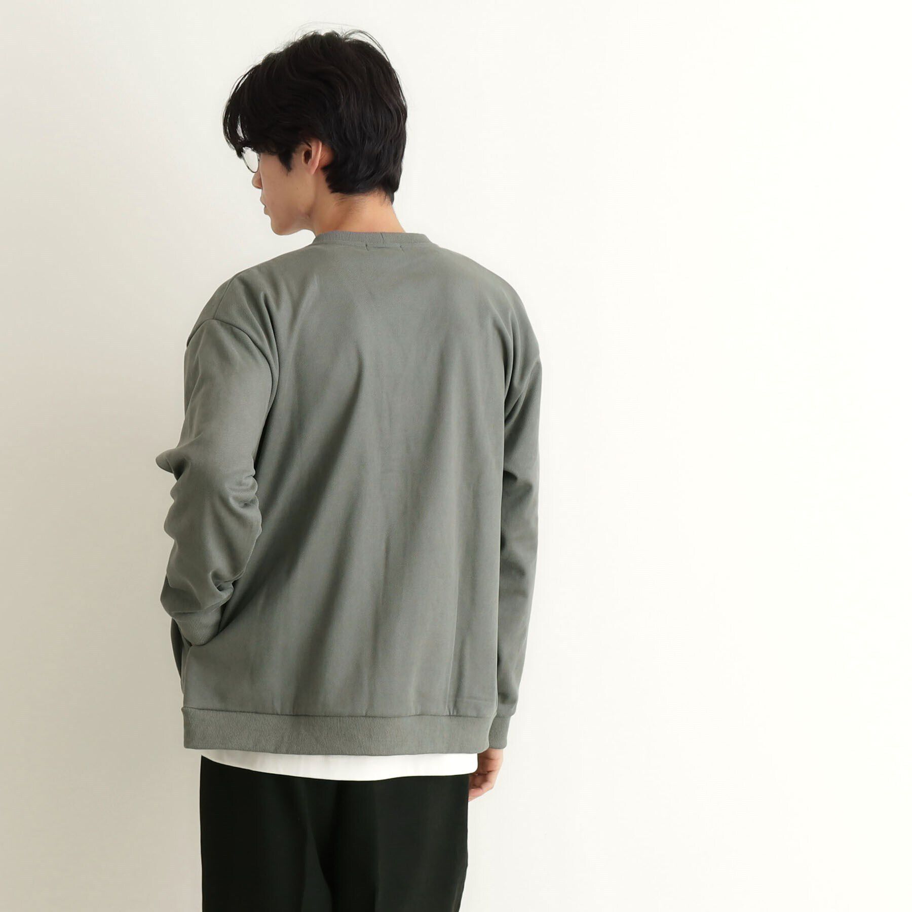 THE SHOP TK「ツイルスウェードタッチカーディガン」|カーディガン|