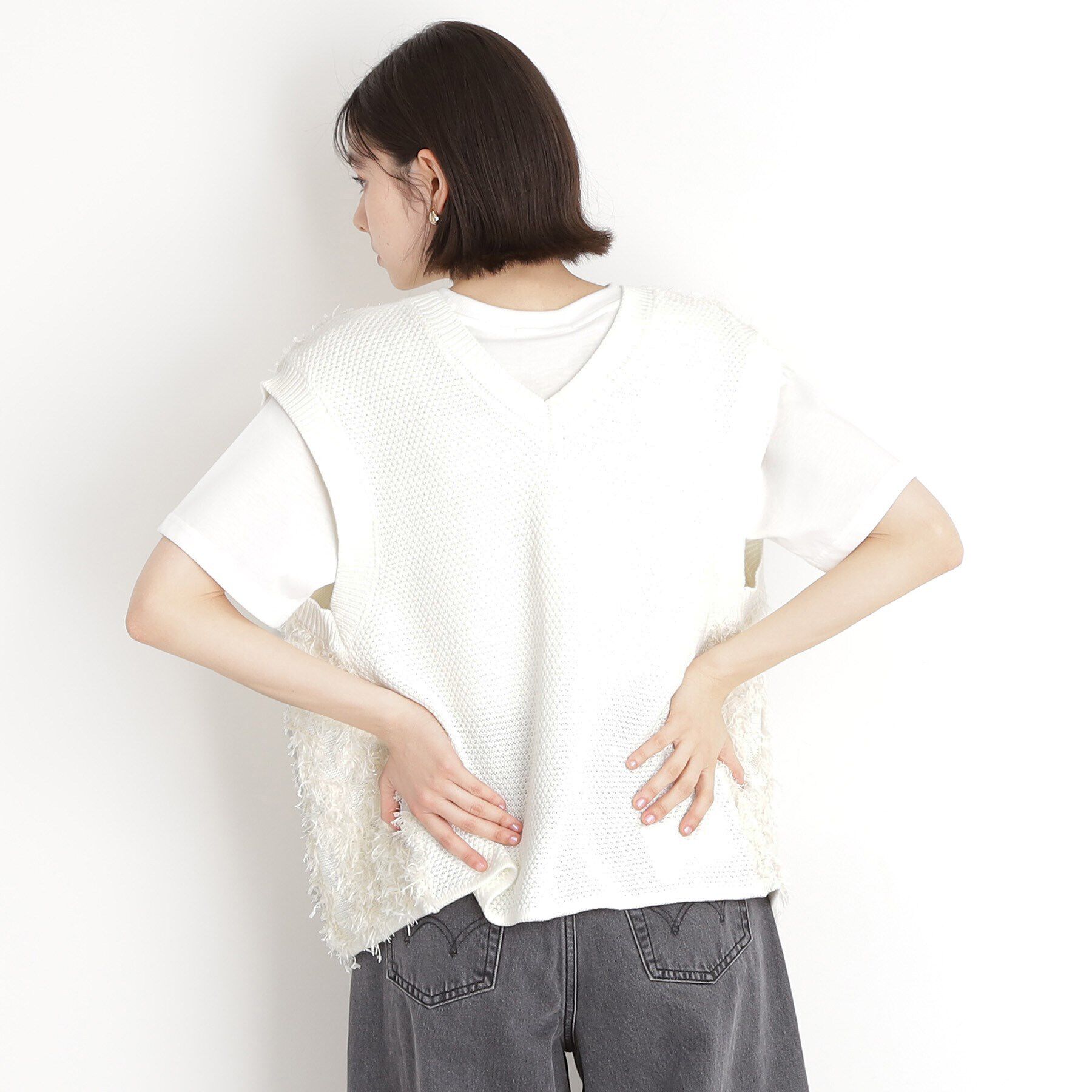 THE SHOP TK「テープヤーンベスト」|ベスト・ジレ|