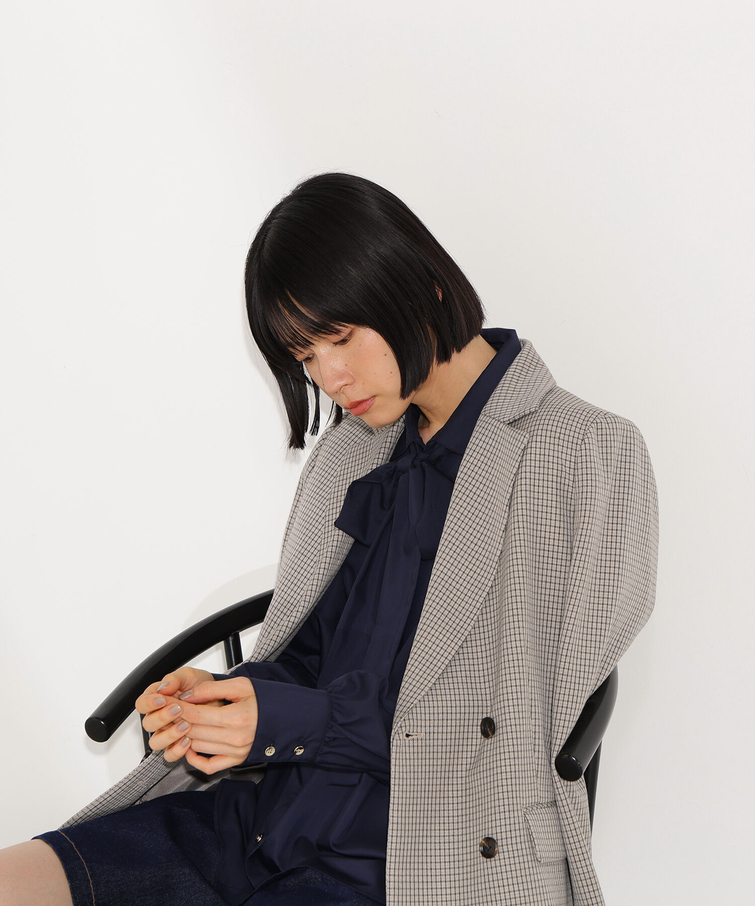  「ダブルブレストテーラードジャケット」|その他|チェック2