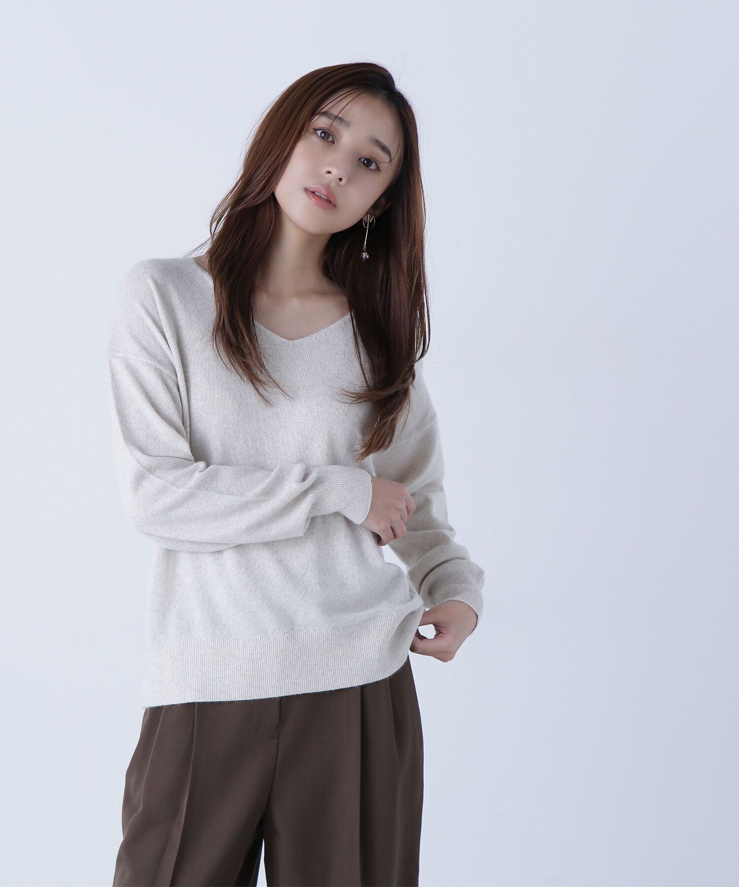 FOX混ジェントリーシリーズ Vネックニット｜ルミネのファッション通販