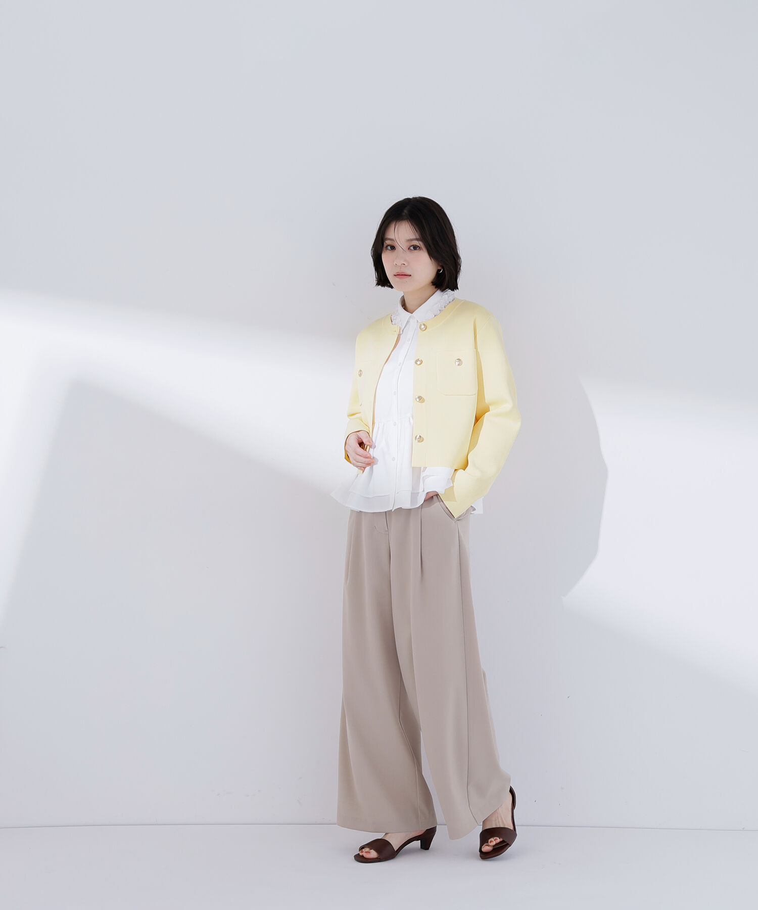  「フリルカラーシャツ」|シャツ・ブラウス|