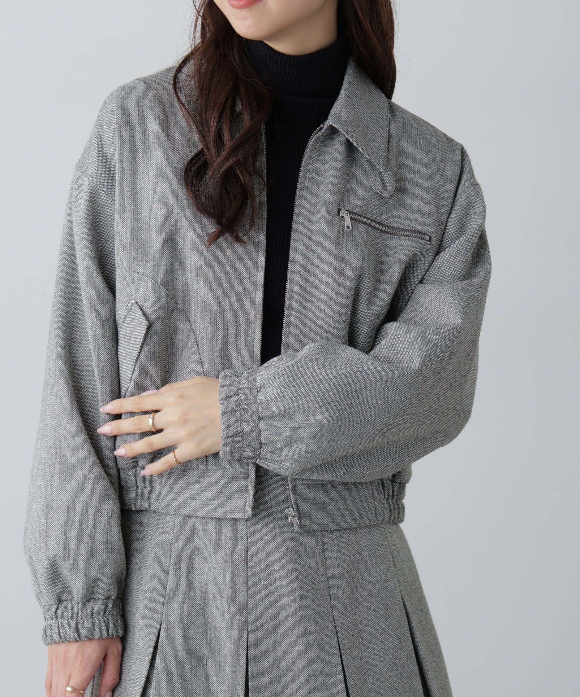  「ジップブルゾン」|ブルゾン・スタジャン|