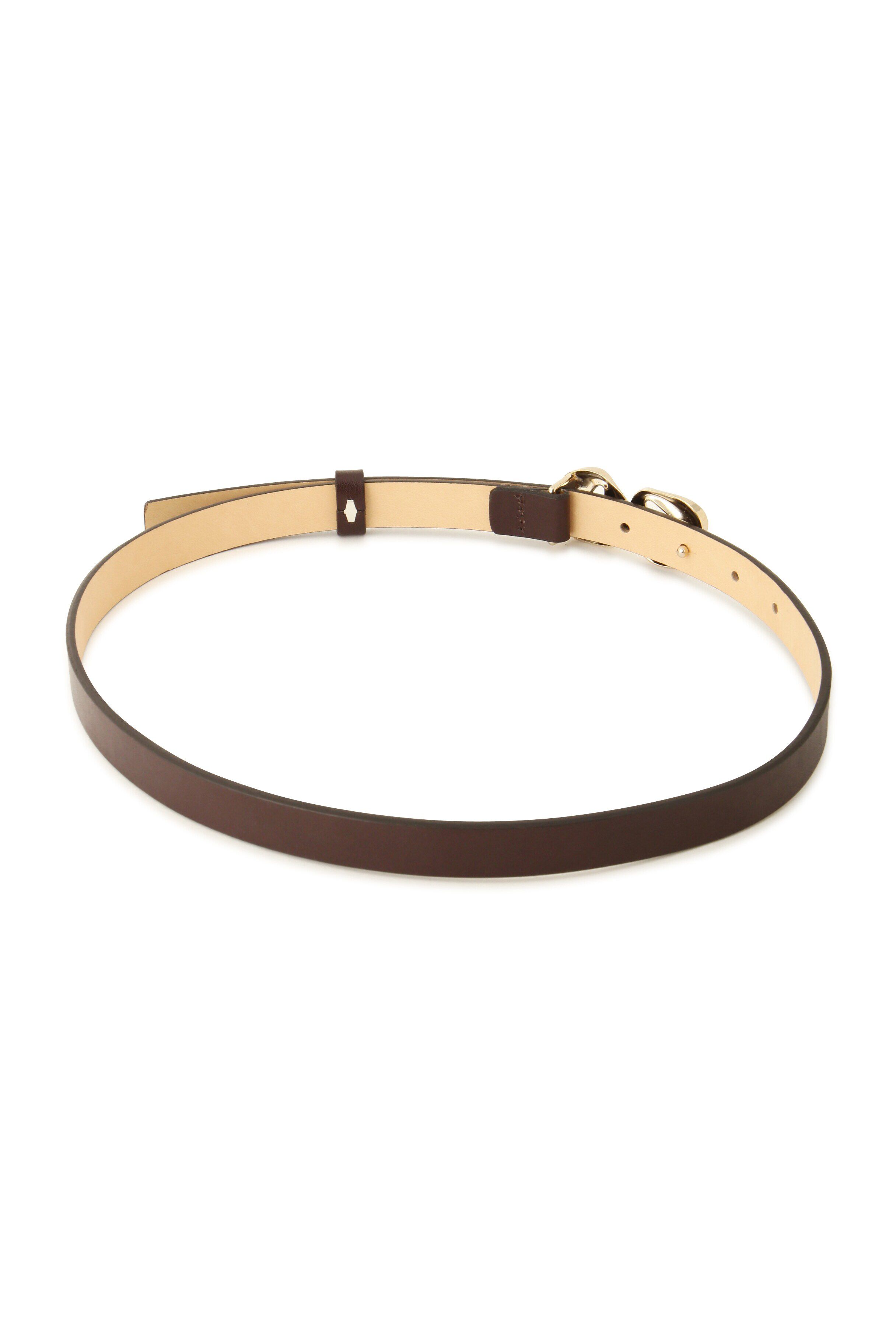  「ツイストバックル細ベルト」|ベルト|