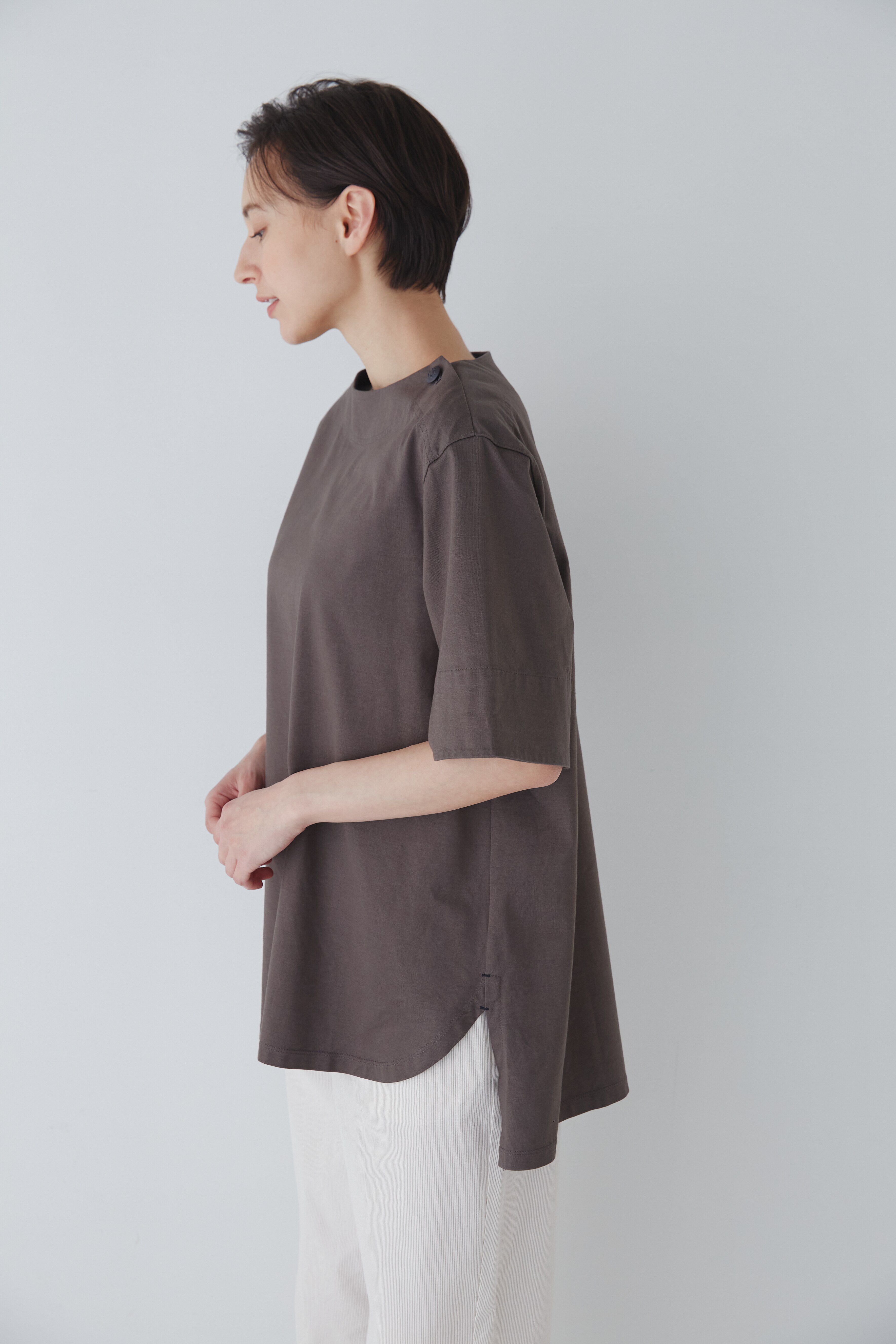  「◆ハイゲージコットン天竺Ｔシャツ」|Tシャツ・カットソー|