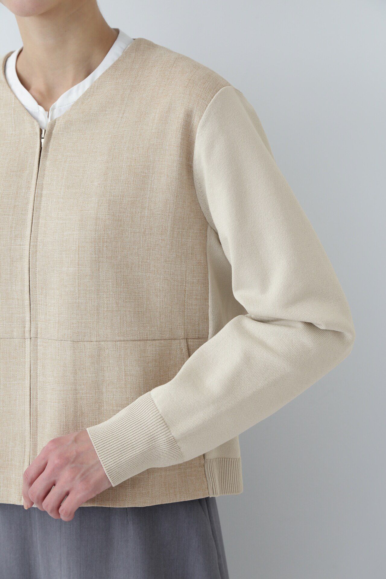  「◆コンビブルゾン」|ニット・セーター|