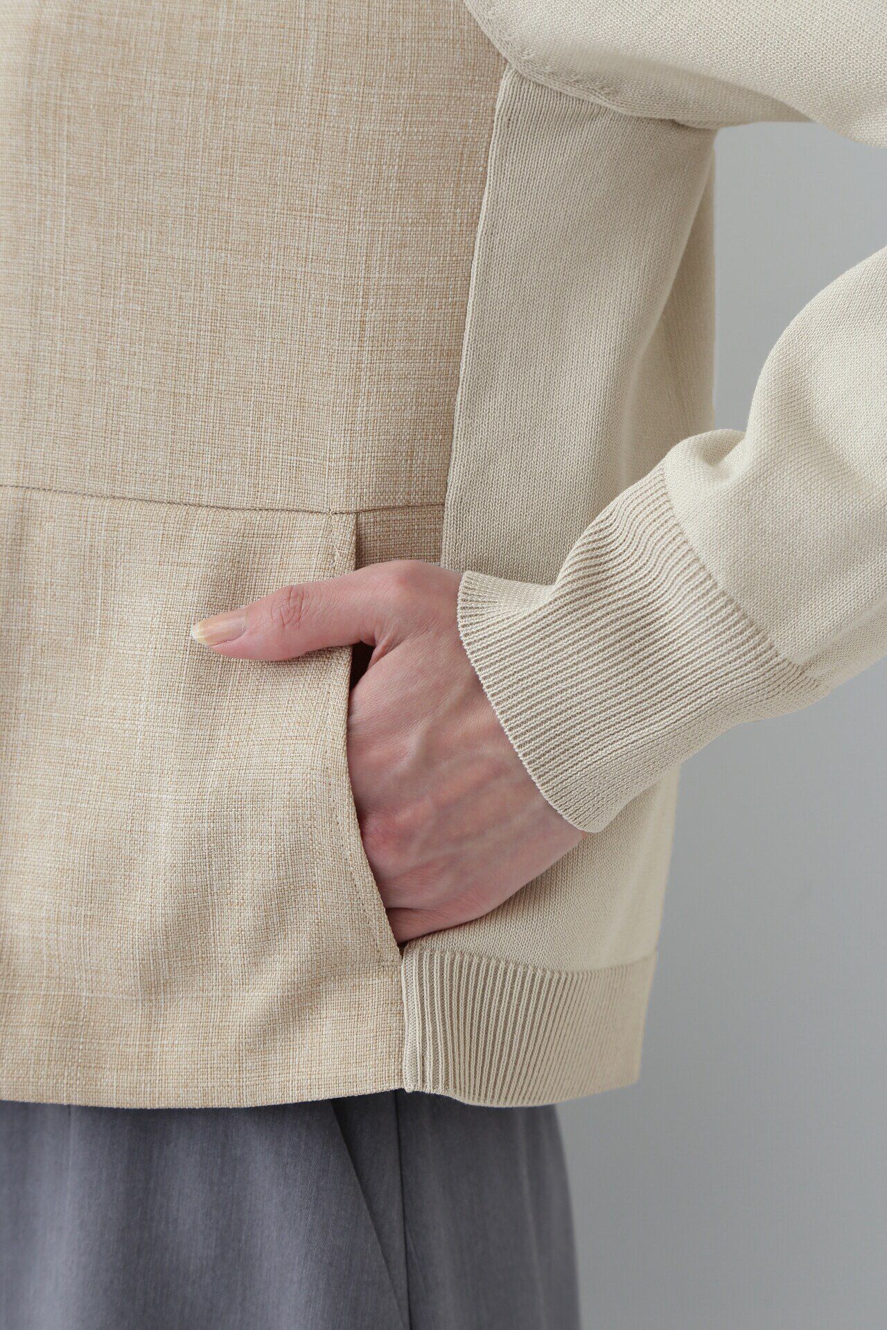  「◆コンビブルゾン」|ニット・セーター|