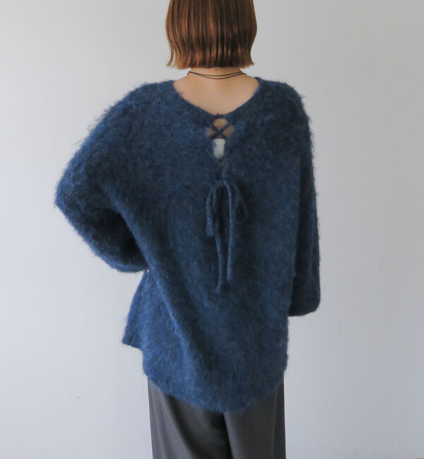 archives「バックレースアップブラッシュニットプルオーバー」|ニット・セーター|