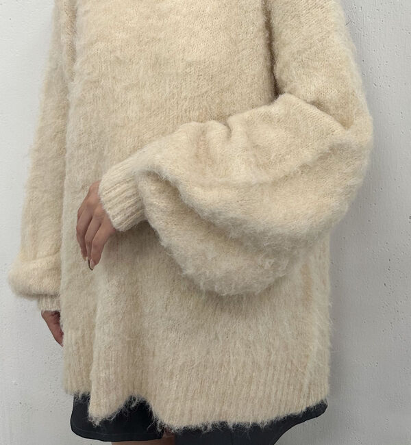 archives「バックレースアップブラッシュニットプルオーバー」|ニット・セーター|