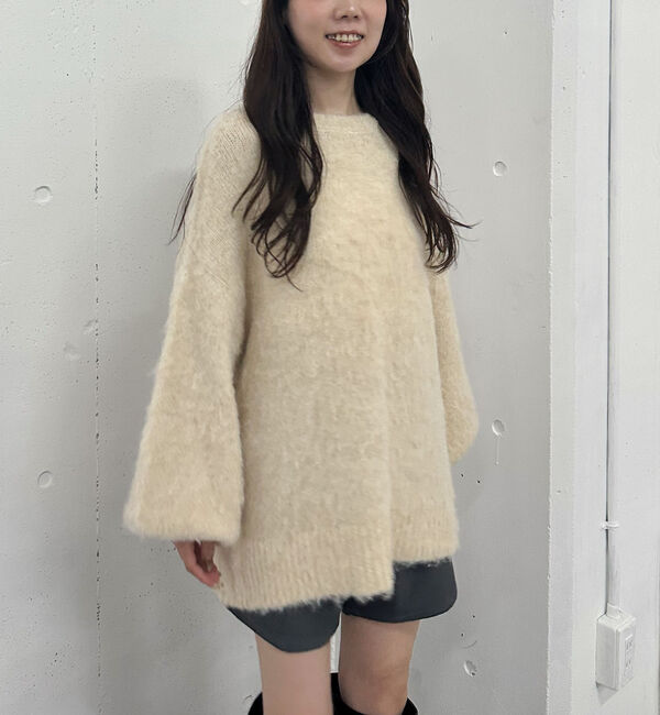 archives「バックレースアップブラッシュニットプルオーバー」|ニット・セーター|