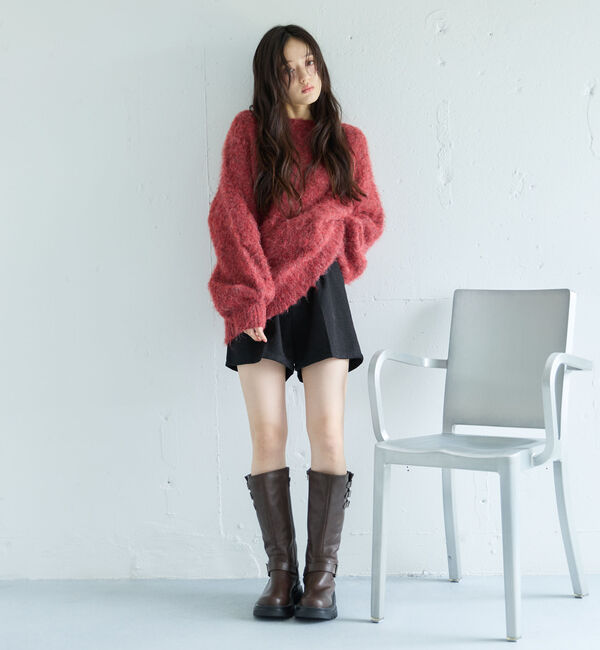 archives「バックレースアップブラッシュニットプルオーバー」|ニット・セーター|