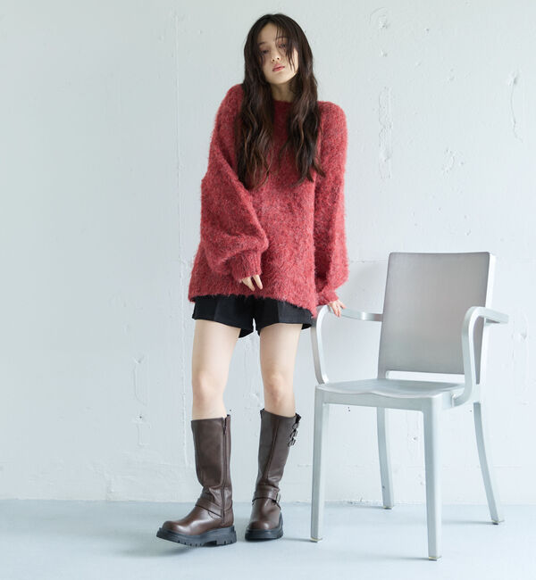 archives「バックレースアップブラッシュニットプルオーバー」|ニット・セーター|