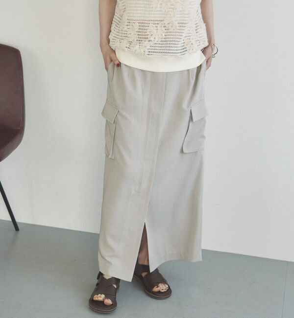 Doux archives「サテンカーゴタイトスカート」|スカート|