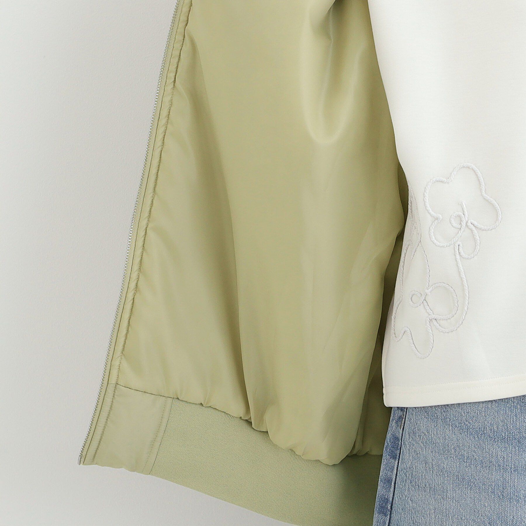 SHOO･LA･RUE「【S-LL】BIGシルエット MA－1ブルゾン」|ブルゾン・スタジャン|