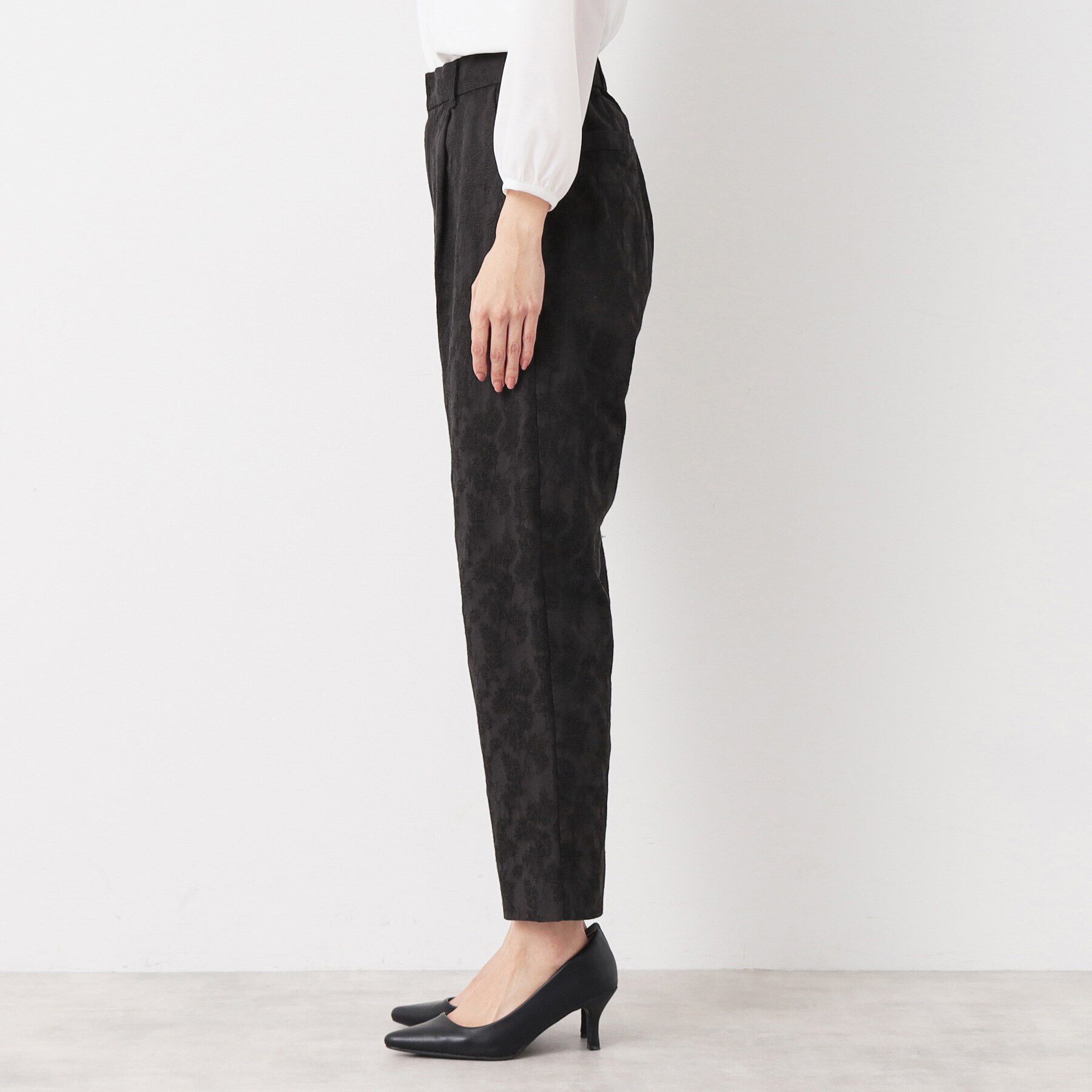 Dessin「【入卒/セレモニー/セットアップ可能/洗える】フラワージャカードテーパードパンツ」|その他|