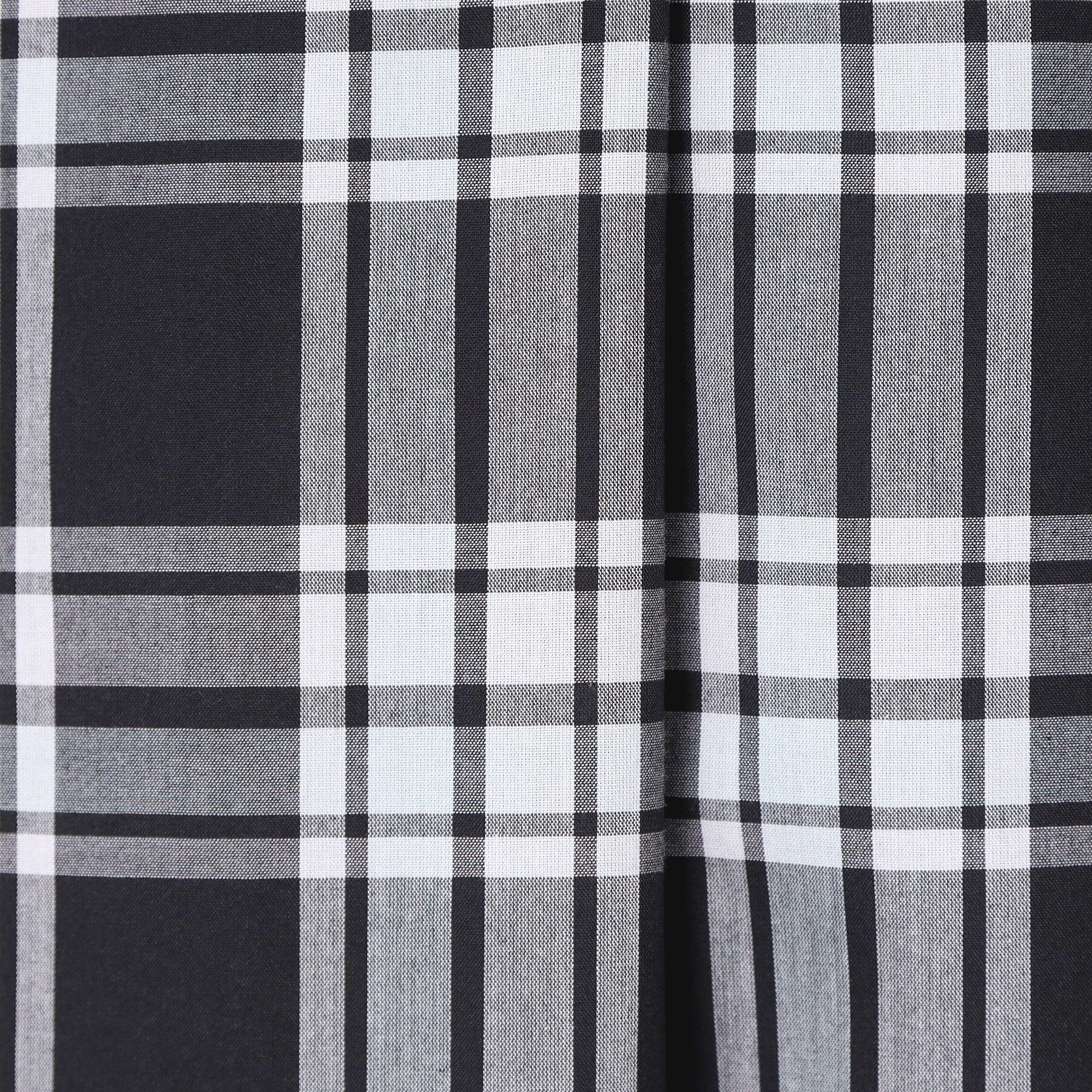 Dessin「【洗える】映えチェック柄スキッパ―ワンピース」|ワンピース|