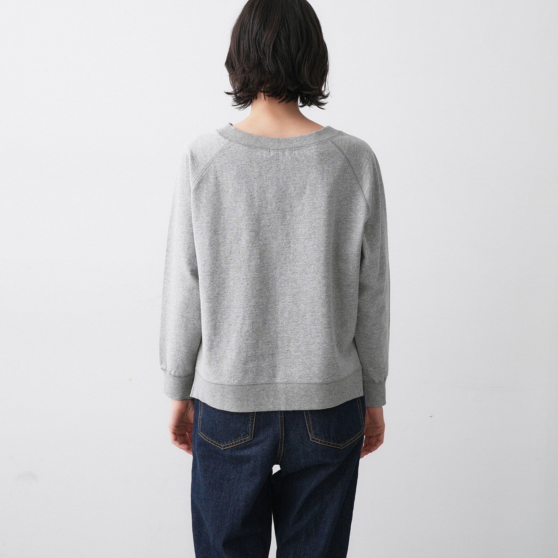 Dessin「【洗える】ラグラン切り替えミニロゴカットソー」|Tシャツ・カットソー|