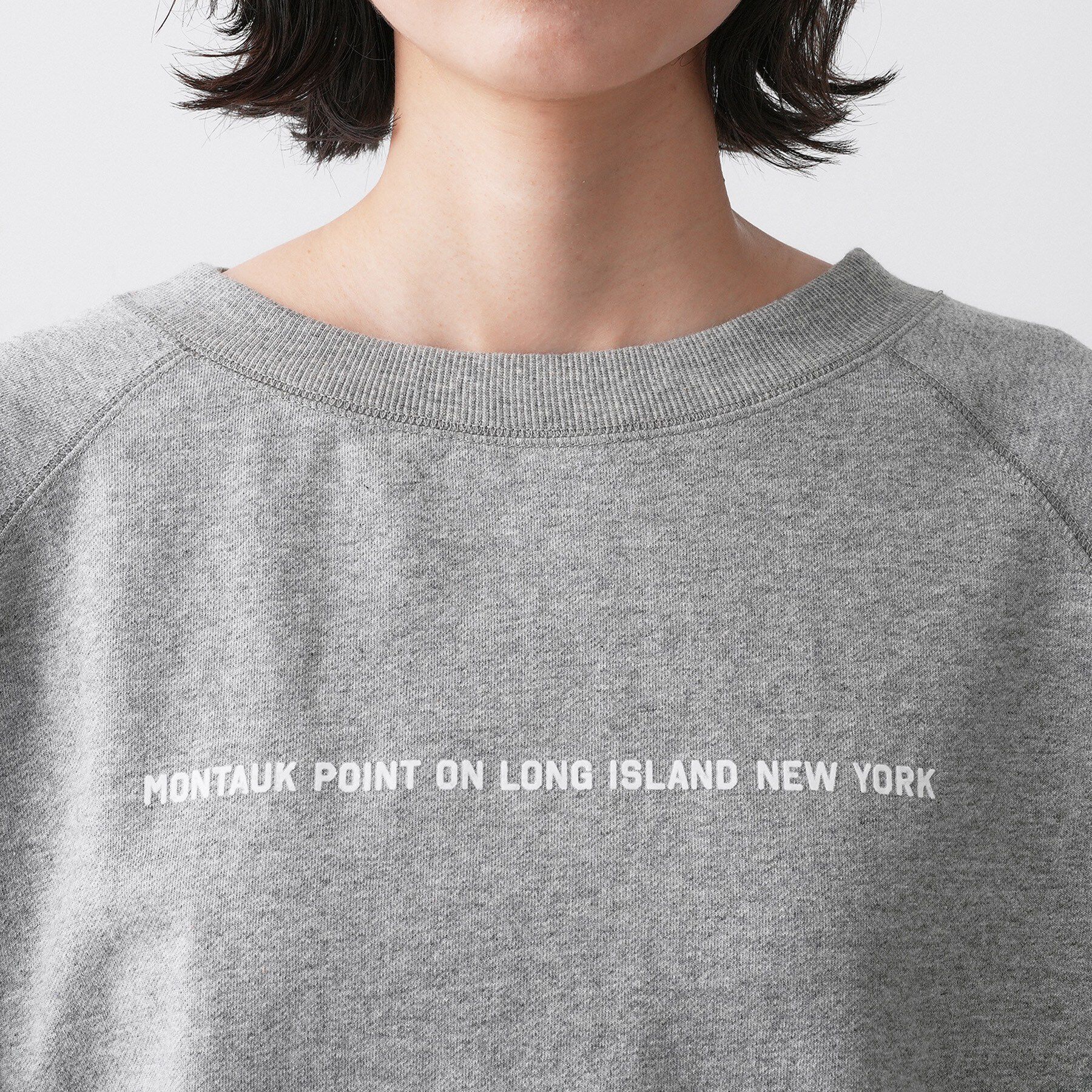 Dessin「【洗える】ラグラン切り替えミニロゴカットソー」|Tシャツ・カットソー|