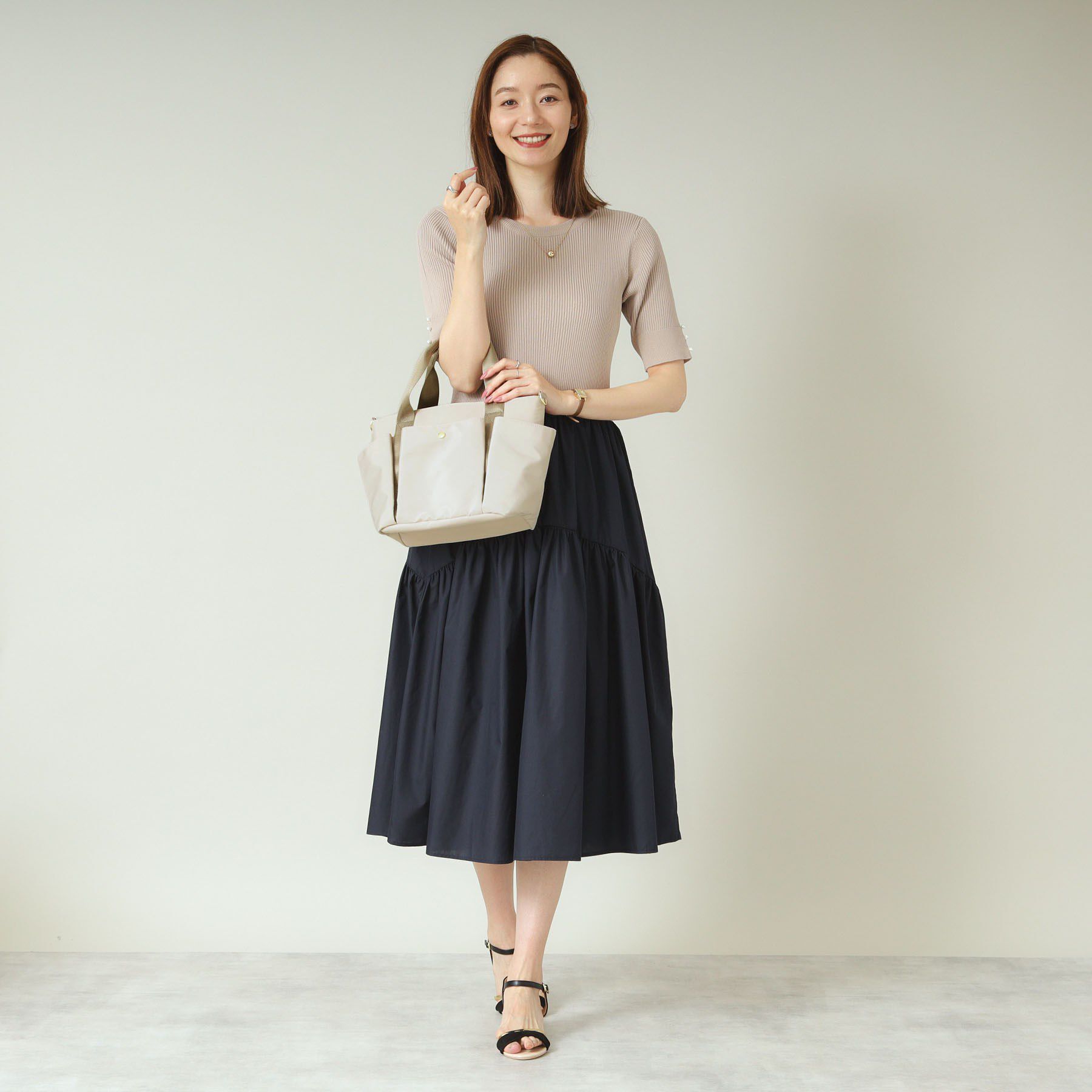 ITS&rsquo;DEMO「【11ポケット】収納アドバイザー2WAYトート」|ハンドバッグ|