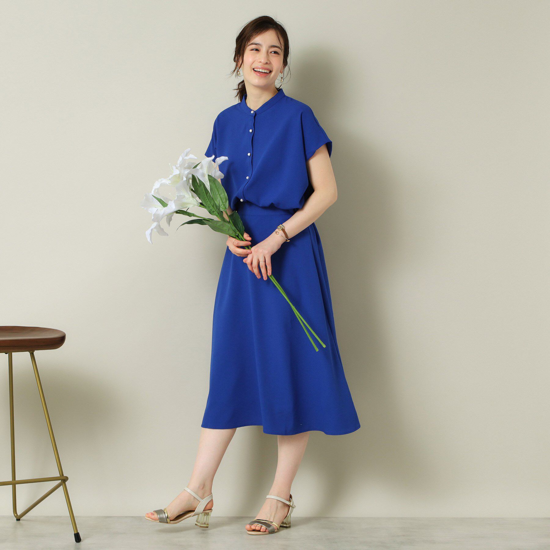 ITS&rsquo;DEMO「【UVケア／吸水速乾／洗濯機OK】麻調合繊スカート＜ラク服シリーズ＞」|スカート|