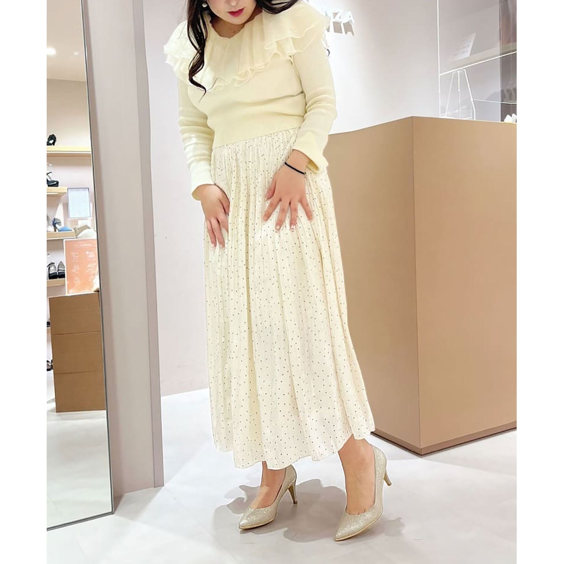 ESPERANZA「12時間パンプスNeoグリッター[7.5cmヒール]」|パンプス|